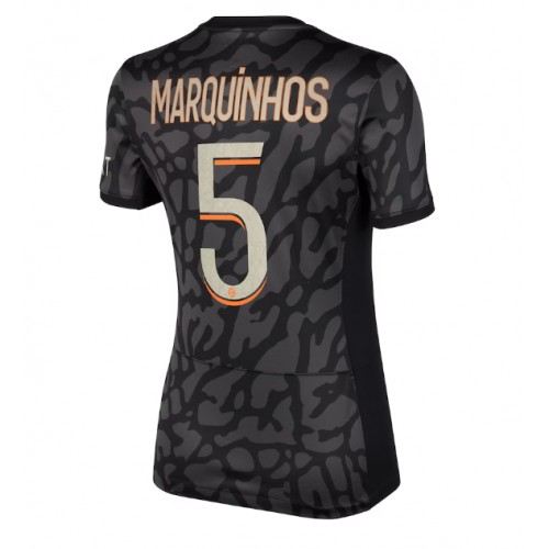 Paris Saint-Germain Marquinhos #5 Rezervni Dres za Ženska 2023-24 Kratak Rukav